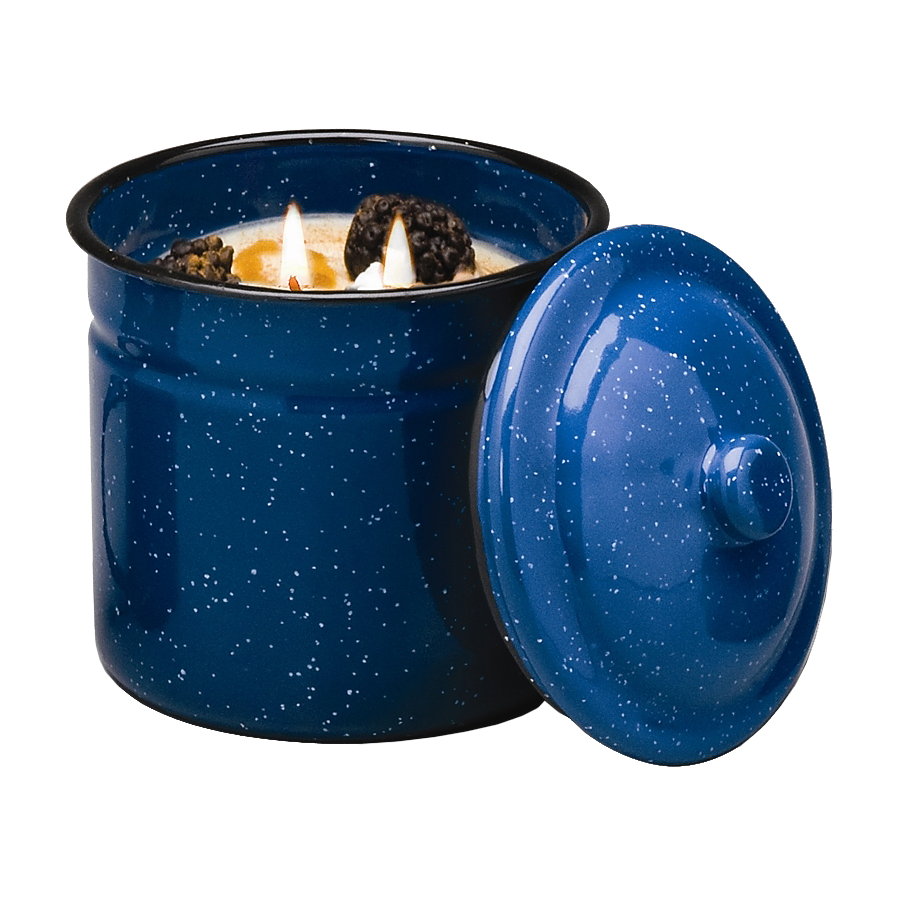 Swan Creek Candle Company Gourmet Enamelware Canister Candles Vanilla